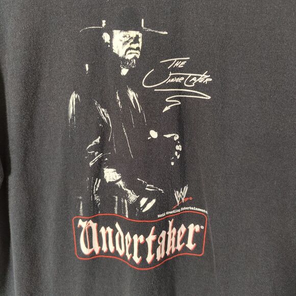 Vintage The Undertaker WWE T-Shirt Black Size Medium Steve & Barrys - Picture 3 of 7